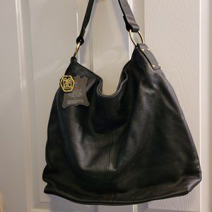 Leather A.P.C. tote bag